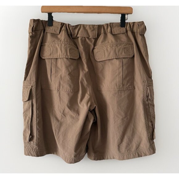 Duluth Trading Cargo Shorts Men’s XL Brown Beige Utility Work Heavy Fabric - Picture 4 of 13